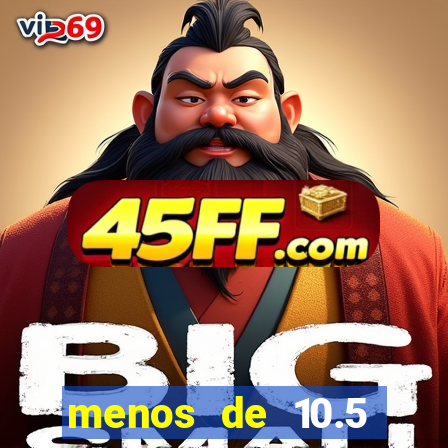 menos de 10.5 escanteios o que significa